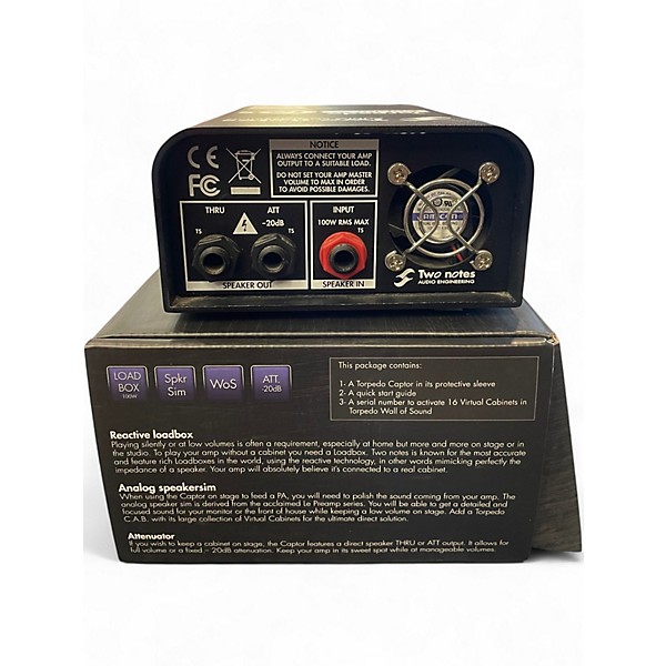 Used Two Notes AUDIO ENGINEERING TORPEDO CAPTURE 16 Audio Converter