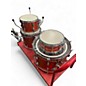 Used Pearl 4 Piece Export Metallic Orange Drum Kit