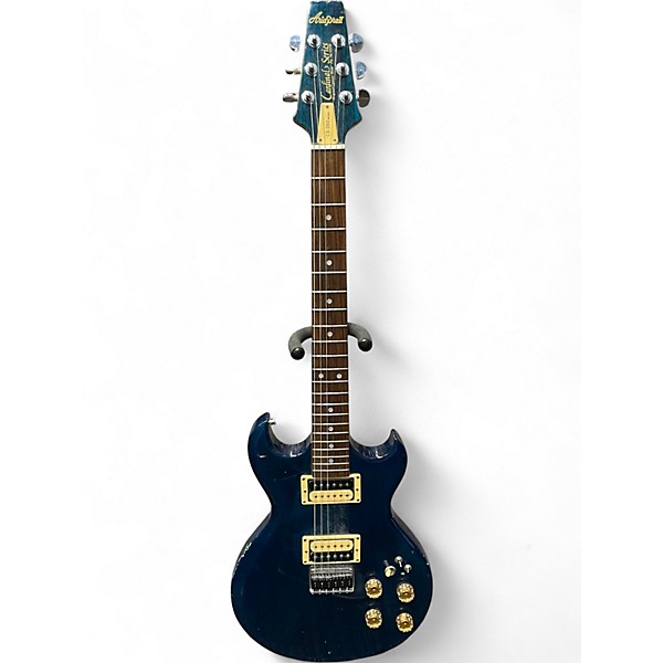Used Aria Pro Ii CS350 Blue Solid Body Electric Guitar
