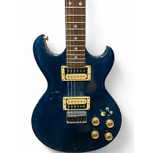 Used Aria Pro Ii CS350 Blue Solid Body Electric Guitar