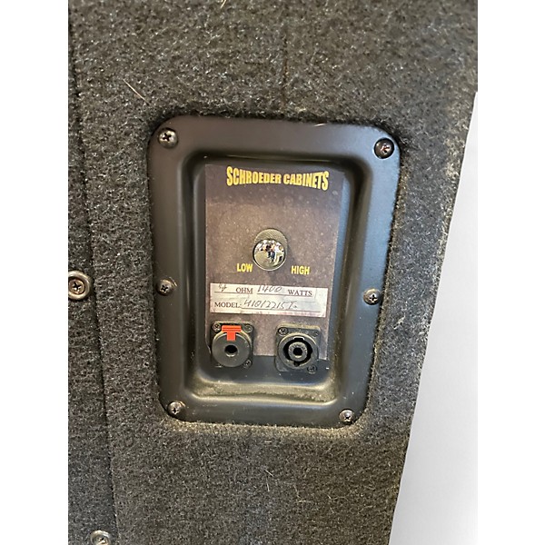 Used Schroeder  4x10 2215i Bass Cabinet
