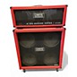 Used Crate BV120H Red Voodoo 120W Head w/ Red Voodoo 4x12 Cab Guitar Stack thumbnail