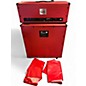 Used Crate BV120H Red Voodoo 120W Head w/ Red Voodoo 4x12 Cab Guitar Stack