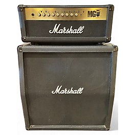 Used Marshall MG100HFX 100W W/ MG412 Cab Guitar Stack
