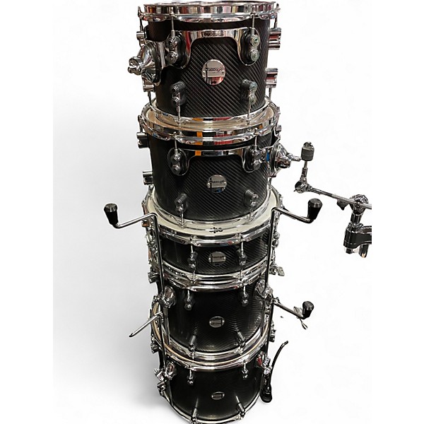 Used PDP by DW 6 Piece Concept Series CARBON FIBER Drum Kit