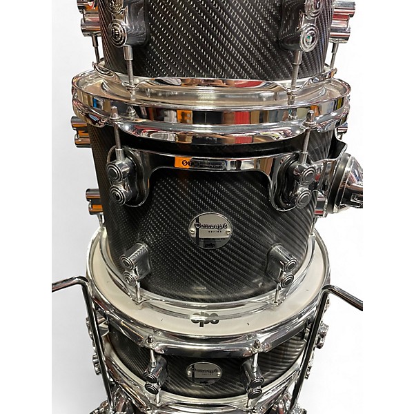 Used PDP by DW 6 Piece Concept Series CARBON FIBER Drum Kit
