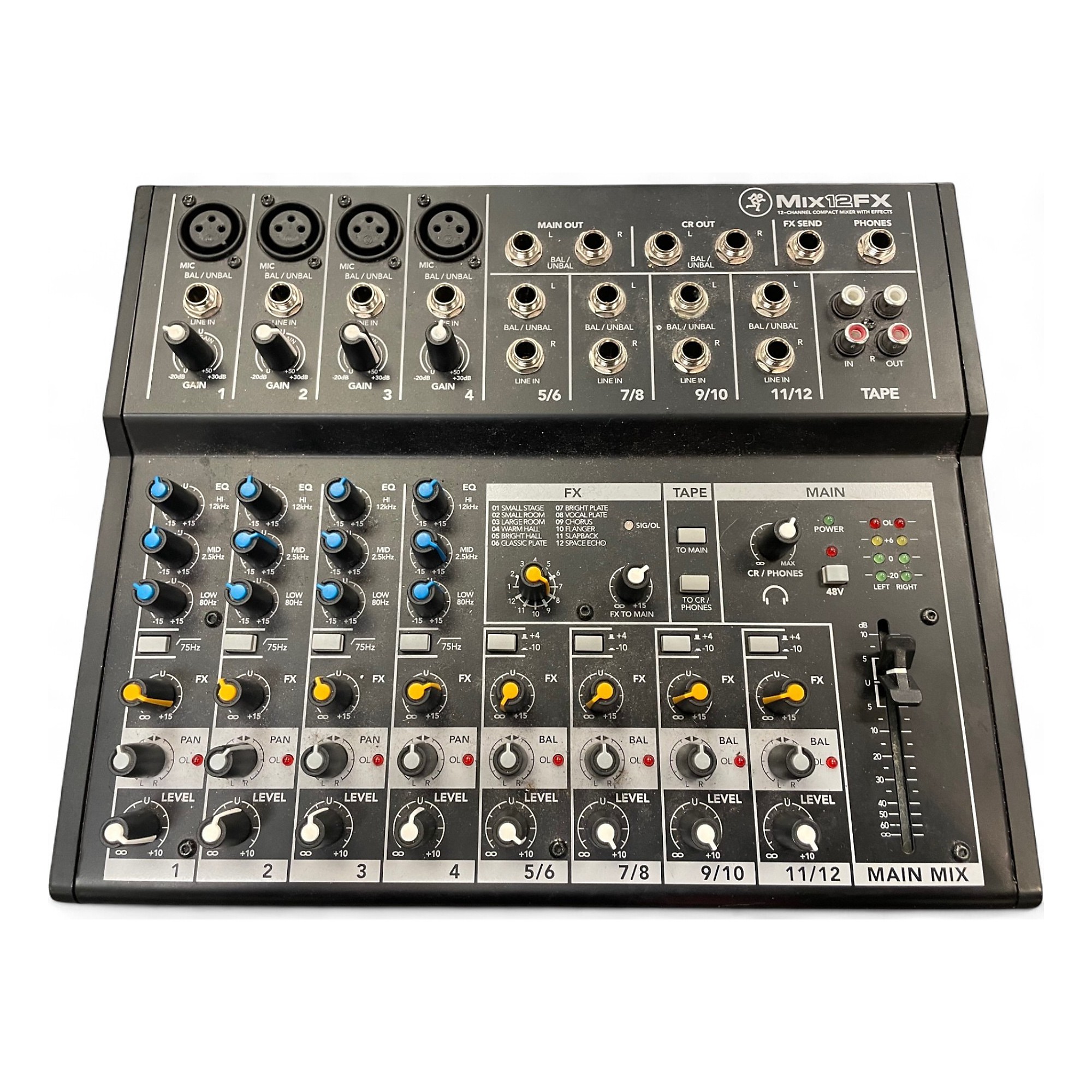 Used Mackie Mix12FX Powered Mixer | Guitar Center