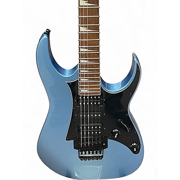 Used Ibanez RG450EXB Ice Blue Metallic Solid Body Electric Guitar