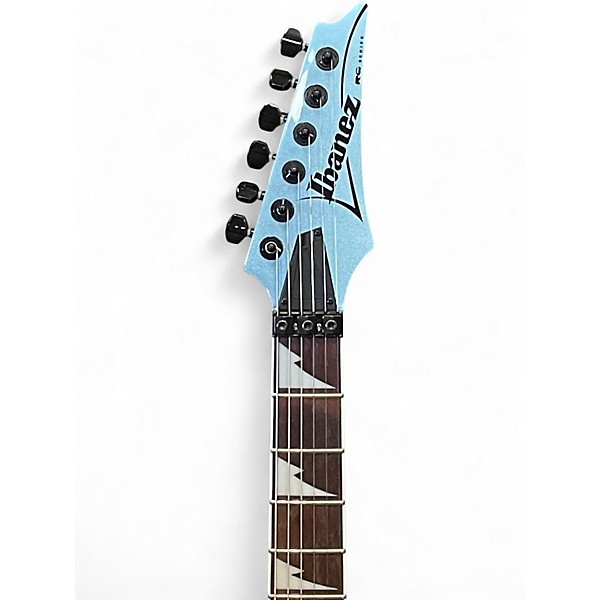 Used Ibanez RG450EXB Ice Blue Metallic Solid Body Electric Guitar