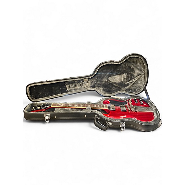 Used Epiphone 1964 SG Standard Vibrola Cherry Red Solid Body Electric Guitar