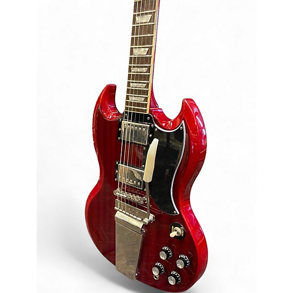 Used Epiphone 1964 SG Standard Vibrola Cherry Red Solid Body Electric Guitar