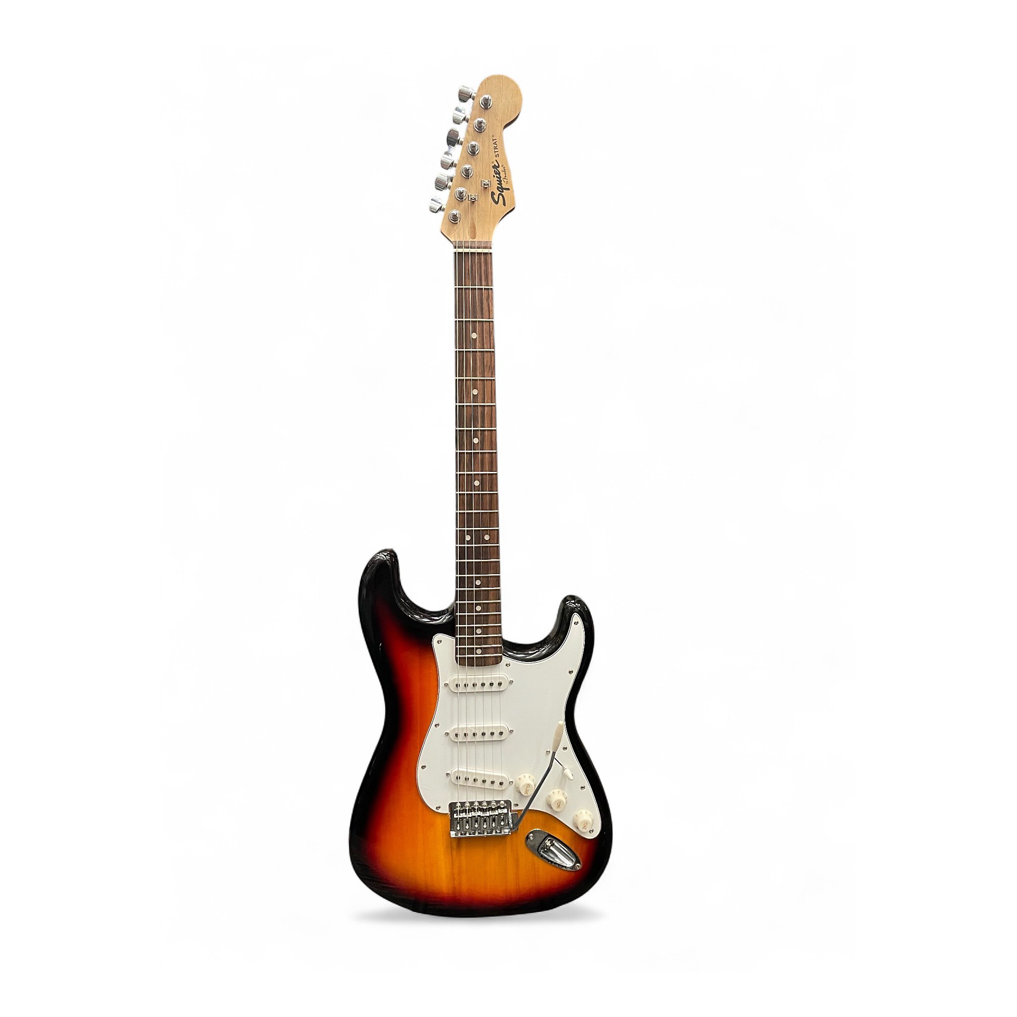 Used Squier STRATOCASTER SUNBURST Solid Body Electric Guitar