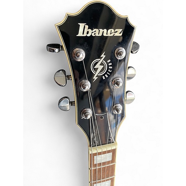 Used Ibanez AF75TRS Transparent Red Sunburst Hollow Body Electric Guitar