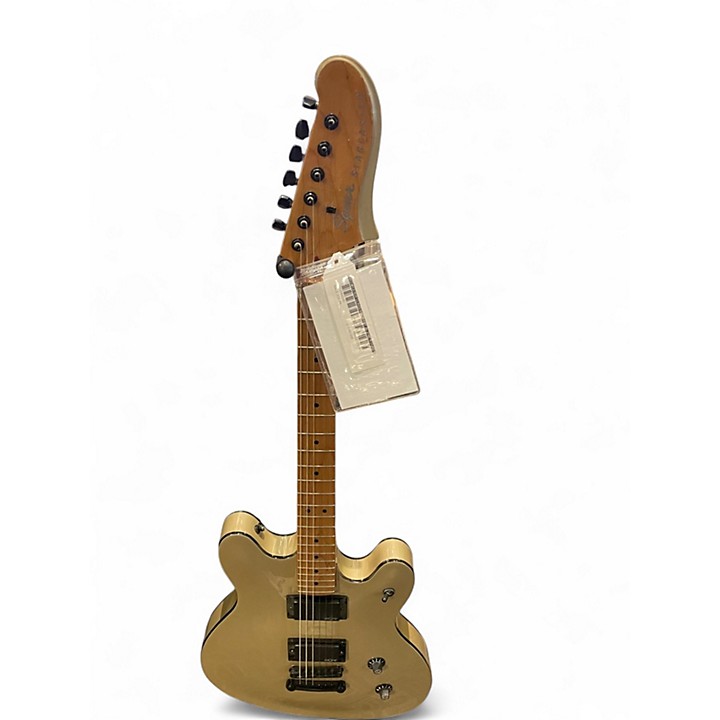 Used Squier Contemporary Active Starcaster gold Hollow Body