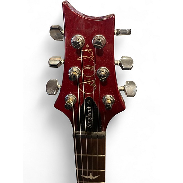 Used PRS Singlecut Trans Amber Solid Body Electric Guitar