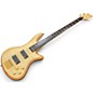 Used Schecter Guitar Research Stiletto Custom 4 String Natural Electric Bass Guitar
