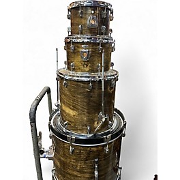 Used Yamaha 4 Piece Stage Custom WALNUT STAIN Drum Kit