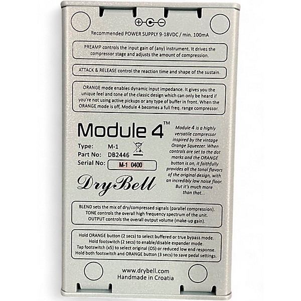 Used Dry Bell  MODULE 4