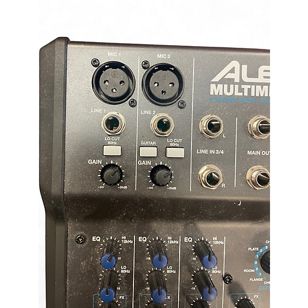 Used Alesis MultiMix 4 USB FX 4-Channel Unpowered Mixer