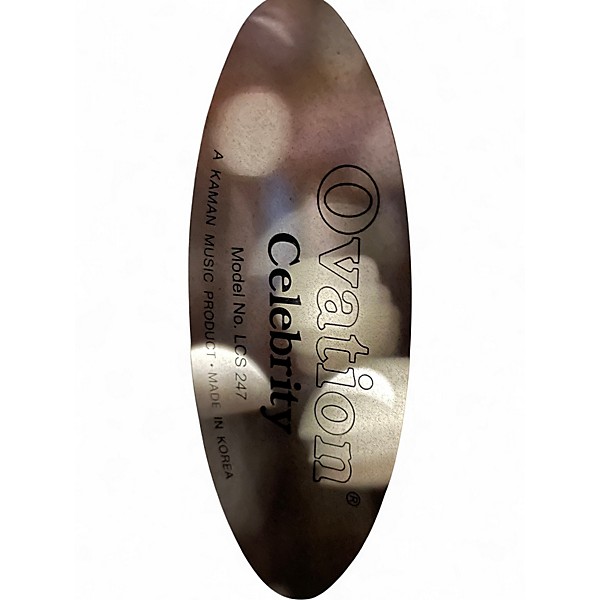 Used Ovation CS247 Black Acoustic Electric Guitar