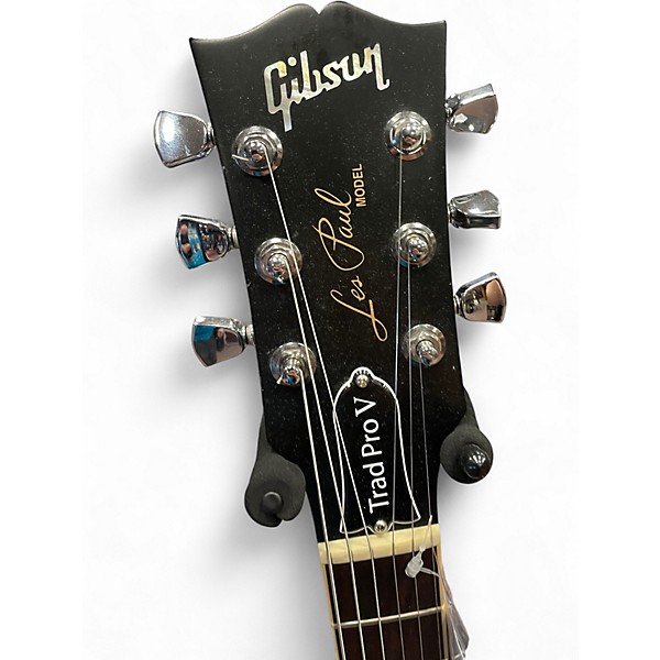 Used Gibson Les Paul Traditional Pro V Sunburst Solid Body Electric Guitar