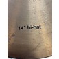 Used Verve 14in pro select 14" hi-hat Cymbal