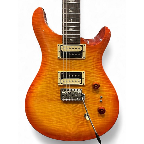 Used PRS SE Custom 24 2 Color Sunburst Solid Body Electric Guitar