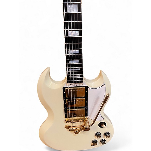Used 2004 Gibson 1963 SG Les Paul Custom Alpine White Solid Body Electric Guitar