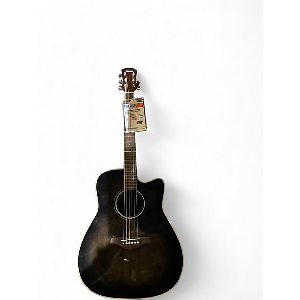 Used Yamaha A1M Trans Black Acoustic Electric Guitar