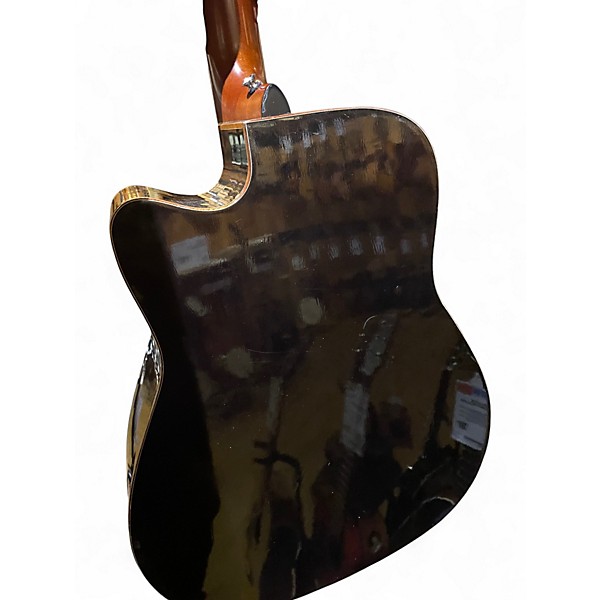 Used Yamaha A1M Trans Black Acoustic Electric Guitar