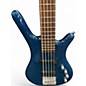 Used RockBass by Warwick Streamer LX5 Trans Blue Electric Bass Guitar thumbnail