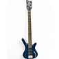 Used RockBass by Warwick Streamer LX5 Trans Blue Electric Bass Guitar