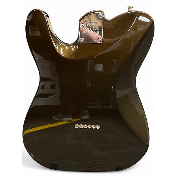 Used Fender American Ultra II Telecaster Texas Tea Solid Body Electric Guitar