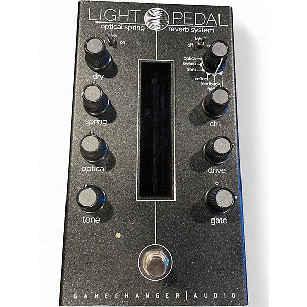 Used Gamechanger Audio Light Pedal Optical Spring Reverb Effect Pedal