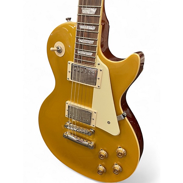 Used Epiphone Les Paul Standard Gold Top Solid Body Electric