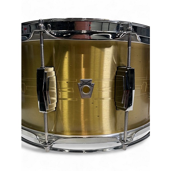 Used Ludwig 14X7 BRASS HEIRLOOM SNARE BRASS Drum