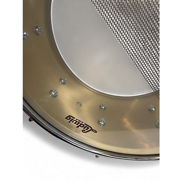 Used Ludwig 14X7 BRASS HEIRLOOM SNARE BRASS Drum