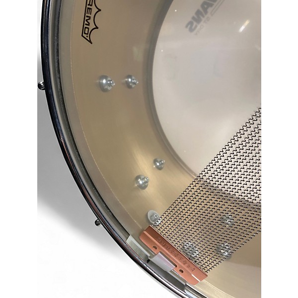 Used Ludwig 14X7 BRASS HEIRLOOM SNARE BRASS Drum