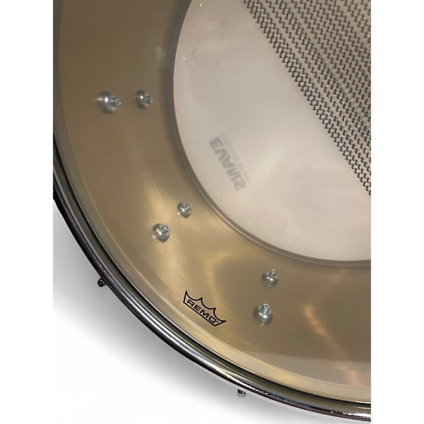 Used Ludwig 14X7 BRASS HEIRLOOM SNARE BRASS Drum
