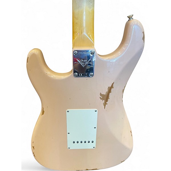 Used Fender CUSTOM LATE 62 STRATOCASTER RELIC AGED SHELL PINK Solid Body Electric Guitar
