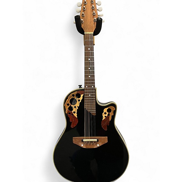 Used 2025 Ovation MADOLIN APPLAUSE Black Hollow Body