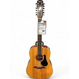 Used Alvarez AD60-12 Natural 12 String Acoustic Electric Guitar