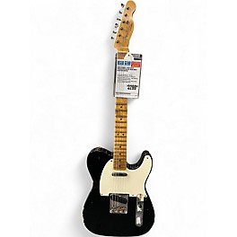 Used Fender 1950s Relic Telecaster Black Solid Body Electric Guitar