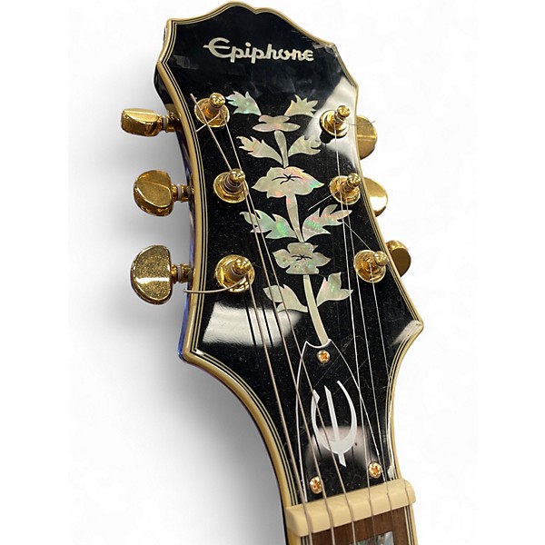 Used Epiphone Sheraton II Black Hollow Body Electric Guitar