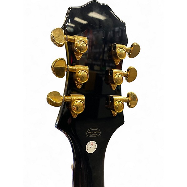 Used Epiphone Sheraton II Black Hollow Body Electric Guitar