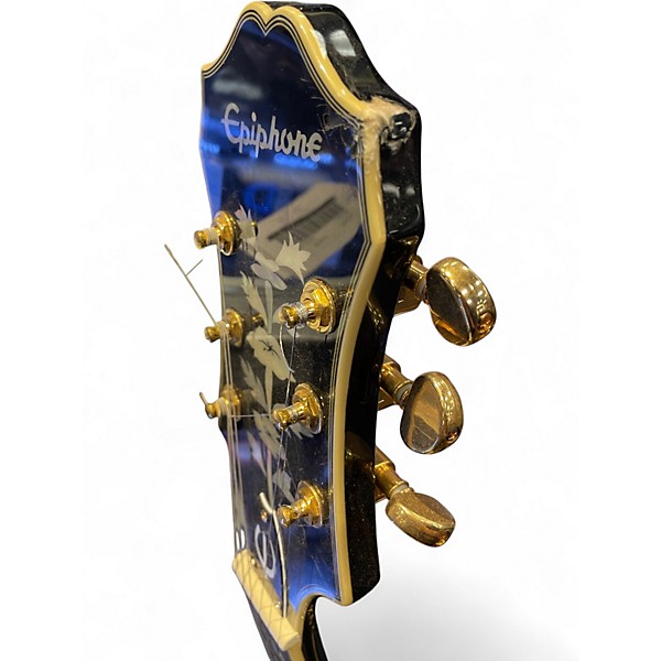 Used Epiphone Sheraton II Black Hollow Body Electric Guitar