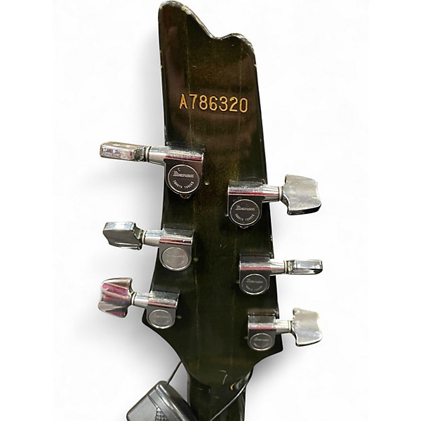 Vintage 1979 Ibanez IC200 Iceman Olive Green Solid Body Electric Guitar