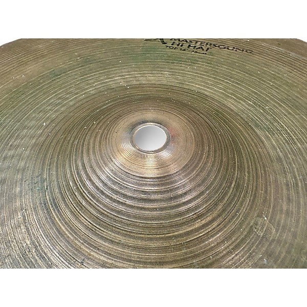 Used Zildjian 14in Mastersound Hi Hat Pair Cymbal