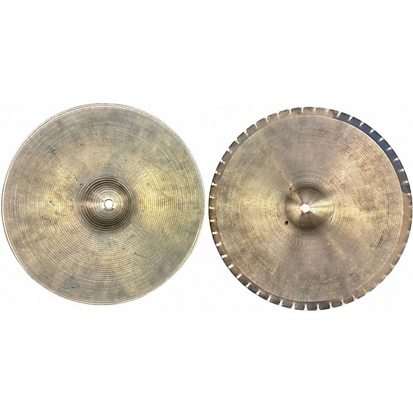 Used Zildjian 14in Mastersound Hi Hat Pair Cymbal