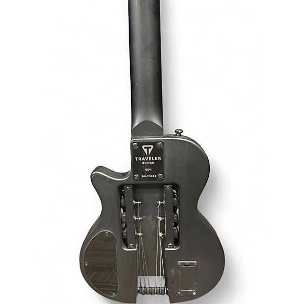 Used Traveler Guitar EG1 Custom Black Electric Guitar